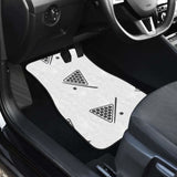 Billiard Ball Pattern Print Design 03 Front And Back Car Mats 153908 - YourCarButBetter