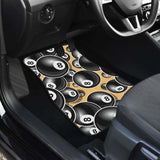 Billiard Ball Pattern Print Design 04 Front And Back Car Mats 153908 - YourCarButBetter