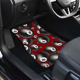 Billiard Ball Pattern Print Design 05 Front And Back Car Mats 153908 - YourCarButBetter