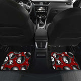 Billiard Ball Pattern Print Design 05 Front And Back Car Mats 153908 - YourCarButBetter