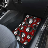 Billiard Ball Pattern Print Design 05 Front And Back Car Mats 153908 - YourCarButBetter