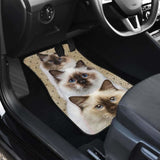 Birman Cat Car Floor Mats Funny For Birman Cat Lovers 112428 - YourCarButBetter