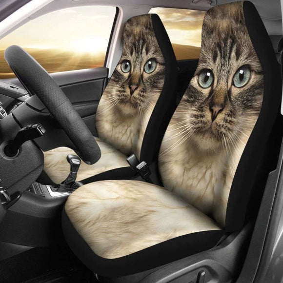 Birman Cat Car Seat Covers Cute Cat Face 112428 - YourCarButBetter