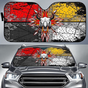 Bison Arrow Native American Design Auto Sun Shades 093223 - YourCarButBetter