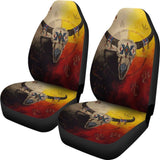 Bison Medicine Wheels Native American Car Seat Covers 093223 - YourCarButBetter