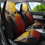 Bison Medicine Wheels Native American Car Seat Covers 093223 - YourCarButBetter