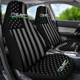 Black American Flag Mix GMC Car Seat Covers 212601 - YourCarButBetter