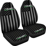 Black American Flag Mix GMC Car Seat Covers 212601 - YourCarButBetter