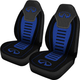 Black And Blue Infiniti Car Seat Covers Custom 1 210801 - YourCarButBetter