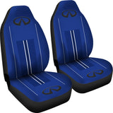 Black And Blue Infiniti Car Seat Covers Custom 2 210801 - YourCarButBetter