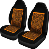 Black And Brown Leopard Skin Print Car Seat Covers 211504 - YourCarButBetter