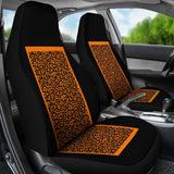 Black And Brown Leopard Skin Print Car Seat Covers 211504 - YourCarButBetter