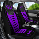 Black And Purple Infiniti Car Seat Covers Custom 1 210801 - YourCarButBetter