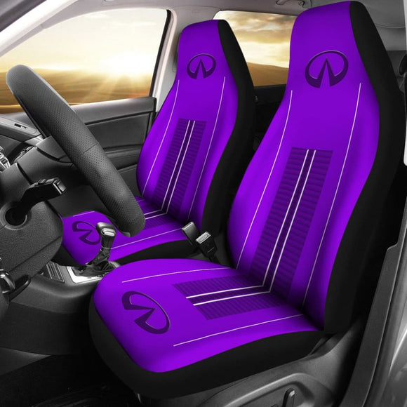 Black And Purple Infiniti Car Seat Covers Custom 2 210801 - YourCarButBetter
