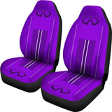Black And Purple Infiniti Car Seat Covers Custom 2 210801 - YourCarButBetter