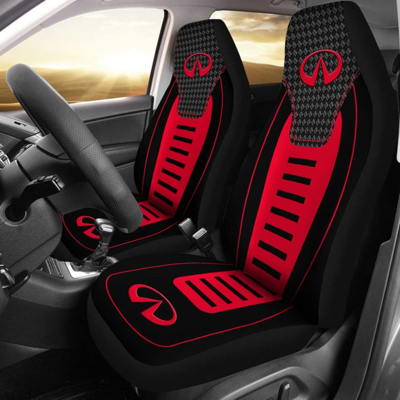 Black And Red Infiniti Car Seat Covers Custom 1 210801 - YourCarButBetter
