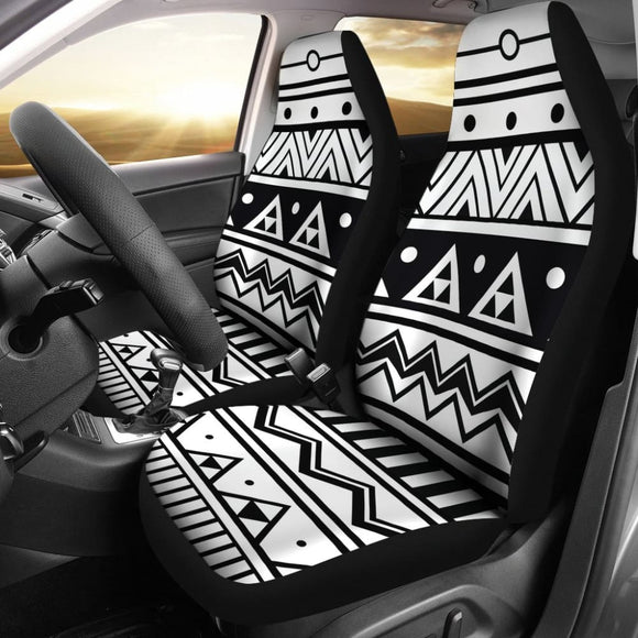 Black And White Aztec Car Seat Covers 174510 - YourCarButBetter