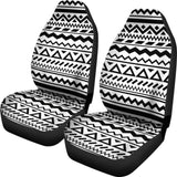 Black And White Aztec Design Car Seat Covers 174510 - YourCarButBetter