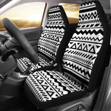 Black And White Aztec Design Car Seat Covers 174510 - YourCarButBetter