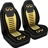 Black And Yellow Infiniti Car Seat Covers Custom 1 210801 - YourCarButBetter