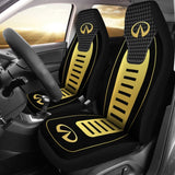 Black And Yellow Infiniti Car Seat Covers Custom 1 210801 - YourCarButBetter