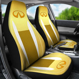 Black And Yellow Infiniti Car Seat Covers Custom 3 210801 - YourCarButBetter