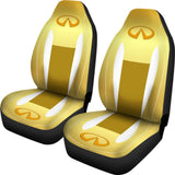 Black And Yellow Infiniti Car Seat Covers Custom 3 210801 - YourCarButBetter