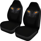 Black Cat Face Car Seat Covers - Amazing Best Gift Ideas 112428 - YourCarButBetter