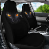 Black Cat Face Car Seat Covers - Amazing Best Gift Ideas 112428 - YourCarButBetter