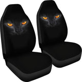 Black Cat Face Car Seat Covers - Amazing Best Gift Ideas 112428 - YourCarButBetter