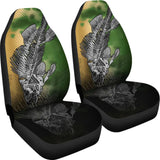 Black Crappie Bones And Skin Pattern Fishing Car Seat Covers 182417 - YourCarButBetter