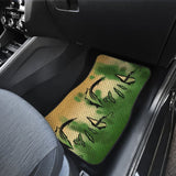 Black Crappie Fish Skin Hooked Fishing Car Floor Mats 182417 - YourCarButBetter