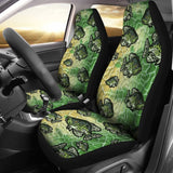 Black Crappie Fish Skin Pattern Fishing Car Seat Covers 182417 - YourCarButBetter
