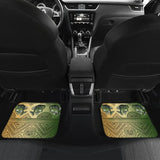 Black Crappie Skin Color Boho Pattern Fishing Car Floor Mats 182417 - YourCarButBetter