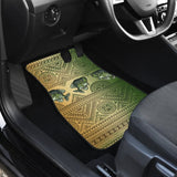 Black Crappie Skin Color Boho Pattern Fishing Car Floor Mats 182417 - YourCarButBetter