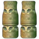 Black Crappie Skin Color Boho Pattern Fishing Car Floor Mats 182417 - YourCarButBetter