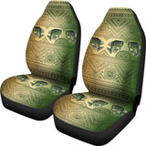 Black Crappie Skin Color Boho Pattern Fishing Car Seat Covers 182417 - YourCarButBetter
