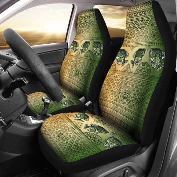 Black Crappie Skin Color Boho Pattern Fishing Car Seat Covers 182417 - YourCarButBetter