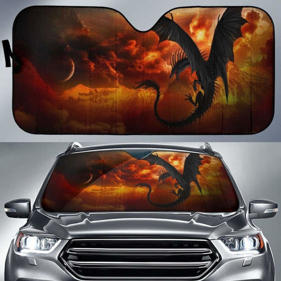 Black Dragon Sun Shade amazing best gift ideas 172609 - YourCarButBetter
