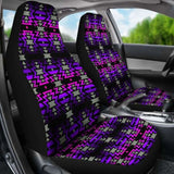 Black Fire Pink And Purple Car Seat Covers 105905 - YourCarButBetter