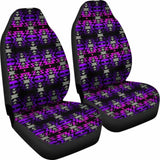 Black Fire Pink And Purple Car Seat Covers 105905 - YourCarButBetter