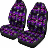 Black Fire Pink And Purple Car Seat Covers 105905 - YourCarButBetter