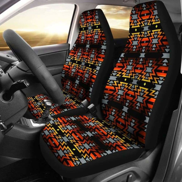 Black Fire Red Car Seat Covers 105905 - YourCarButBetter