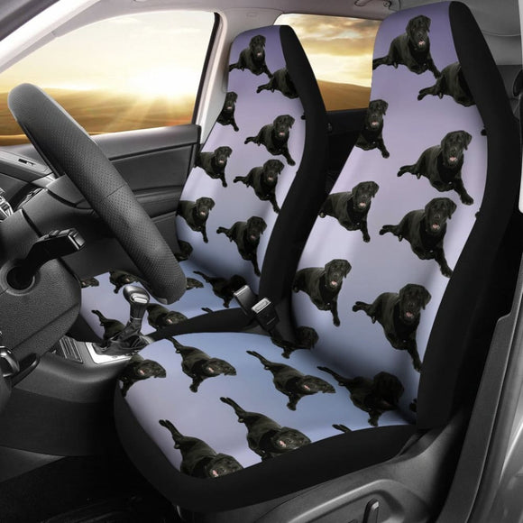 Black Lab Car Seat Cover 174510 - YourCarButBetter