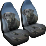 Black Labrador Car Seat Covers 181703 - YourCarButBetter