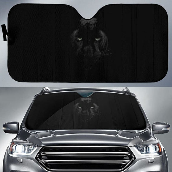 Black Panther 4K Car Sun Shade 182102 - YourCarButBetter