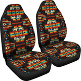 Black Pattern Native Car Seat Covers 093223 - YourCarButBetter