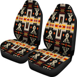 Black Tribe Design Native American Car Seat Covers 093223 - YourCarButBetter