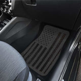 Black Us Flag Car Floor Mats 4Pcs| American Flag Car Mat Set 103131 - YourCarButBetter