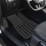 Black Us Flag Car Floor Mats 4Pcs| American Flag Car Mat Set 103131 - YourCarButBetter